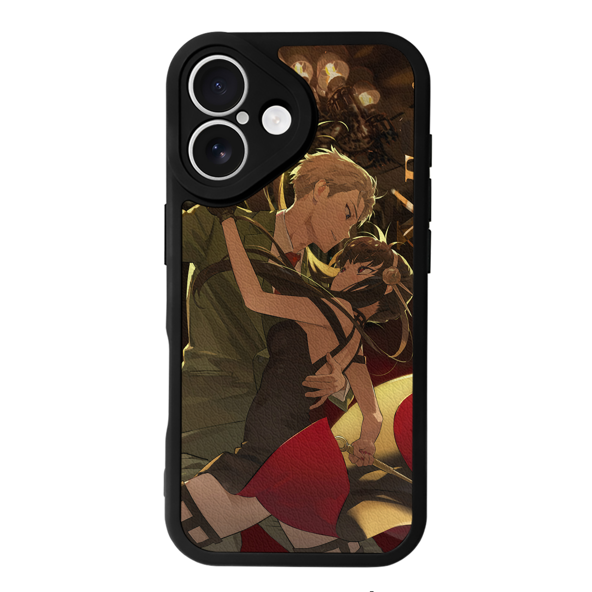 （画像用） SPY×FAMILY间谍家家酒 【iPhone 16シリーズ対応】シリコンスマホケース（レザー調） 材質：シリコン